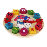 Wooden Baby Clock Toy