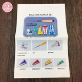 The Ultimate 16 Pcs Bias Tape Maker Box Set  (Quilting Awl & Binder Foot included)