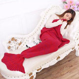 Couch Mermaid Queen Blanket