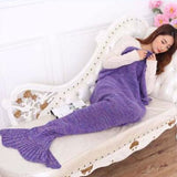 Couch Mermaid Queen Blanket