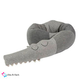 Crocodile Pillow & Crib Bumper