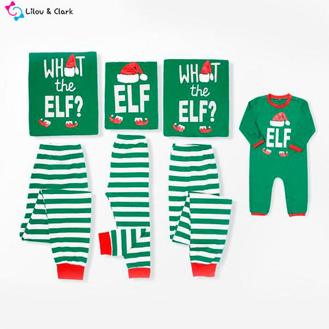 What The Elf Family Christmas PJs