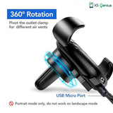XS Genius™  - The Ultimate Wireless Charger Car Mount Phone Holder for Samsung Galaxy S8 / S8 Plus