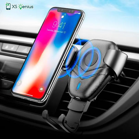 XS Genius™  - The Ultimate Wireless Charger Car Mount Phone Holder for Samsung Galaxy S10 / S10 Plus / S10E