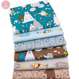 6pcs Kids Design Fat Quarter Fabric - 100% Cotton