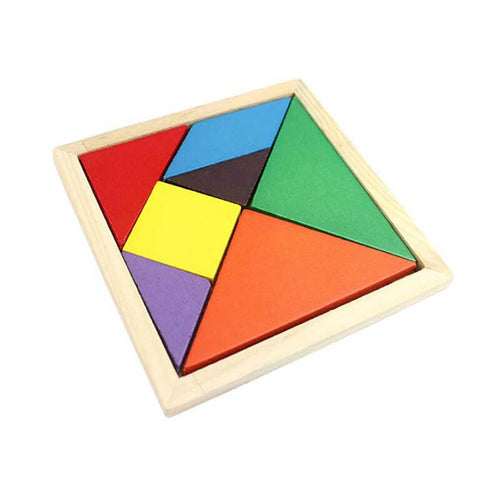Wooden Geometry Jigsaw Puzzle - FREE Offer - $0.00