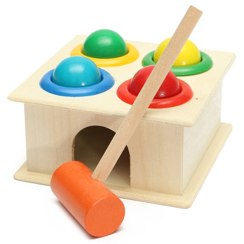 Wooden Hammer Ball Box Early Learning Toy - FREE Offer - $0.00