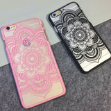 Beautiful Floral Mandala iPhone Cases