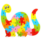 Wooden Animal Alphabet Early Learning Puzzle - 10 Patterns - FREE Offer - $0.00