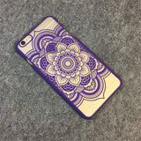 Beautiful Floral Mandala iPhone Cases