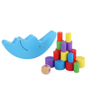 Moon Shape Balancing Wooden Building Blocks 19pcs