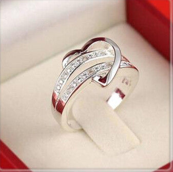 Zircon Heart Wedding Ring - Free Offer - $0.00