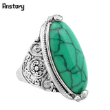 Vintage Tibetan Oval Turquoise Ring - Free Offer - $0.00