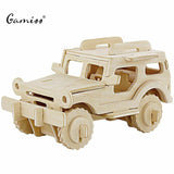 3D Wooden Vehicles Puzzle for Children and Adults - Free Offer - $0.00