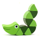 Wooden crocodile caterpillar developmental toys for kids - Free Offer - $0.00