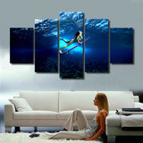 That Special Moment Surfer Girl Canvas Set