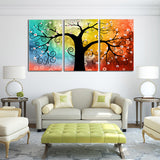 Color Therapy Tree Canvas