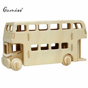 3D Wooden Vehicle Puzzle for Children and Adults