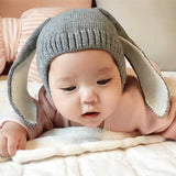 Unisex knitted rabbit  ear crochet Baby Bonnet - Free Offer - $0.00