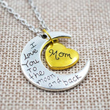 I Love You To The Moon And Back Grandma Necklace Giveaway