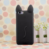 Fashion cartoon 3D koko cute Ear Cat Silicon soft Back Case Cover for iphone 5S 5 5G phone shell ASJK0212