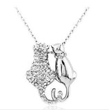 Cute Cats Couple Necklace Free Offer - $0.00