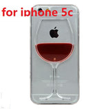 Red Wine Glass Case Cover For Apple iPhone