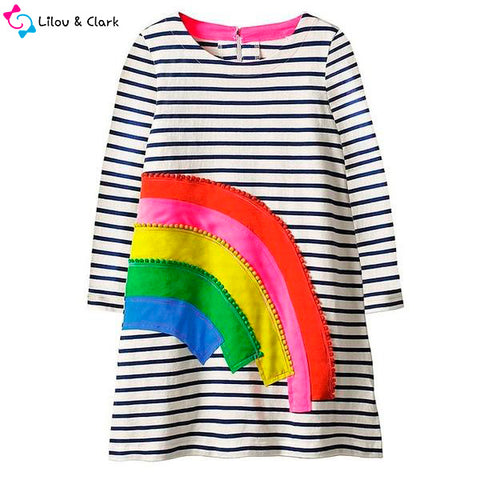 Fancy Rainbow Girl's Dress