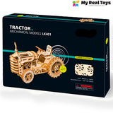 My Wind Up Tractor™ -  The Ultimate 3D Wooden Model Building Kit