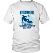 Kite Surfing Is The Answer - White