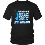 In My Head I am Kite Surfing - Black