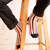 Check These Out! Men's Vertical Stripes Socks