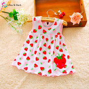 Cute Strawberry Baby Girl's Dress