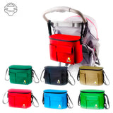 Diaper-n-go™ On Wheels - The Ultimate Stroller Diaper Bag