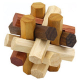 Classic IQ Brain Teaser 3D Wooden Puzzles - FREE Shipping