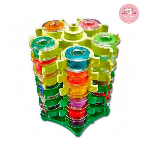 Stack-n-Store™ - 30pcs Embroidery Bobbin Tower