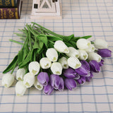 Artificial Real Touch Tulips - 31pcs bouquets
