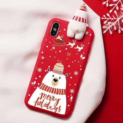 Christmas Themed Soft Case For iPhone 11/11 Pro/11 Pro Max