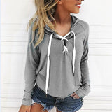 Lace Up Girls Hoodie