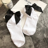 Everyday Chic! Cotton Socks with a Bow
