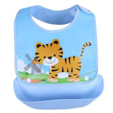 No Mess Waterproof Baby Bib with Food Catching Tray