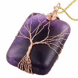 Tree Of Life Healing Stone Necklace