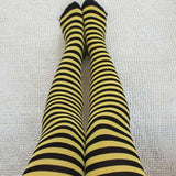 Up the Stripes! Long Thigh High Striped Socks