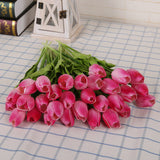 Artificial Real Touch Tulips - 31pcs bouquets