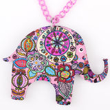 Hippie Elephant Necklace