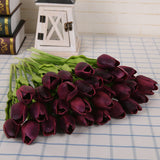 Artificial Real Touch Tulips - 31pcs bouquets