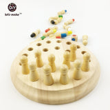 Wooden Memory Chess - Montessori - Waldorf