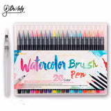 Watercolor Brush Pens - Set of 20